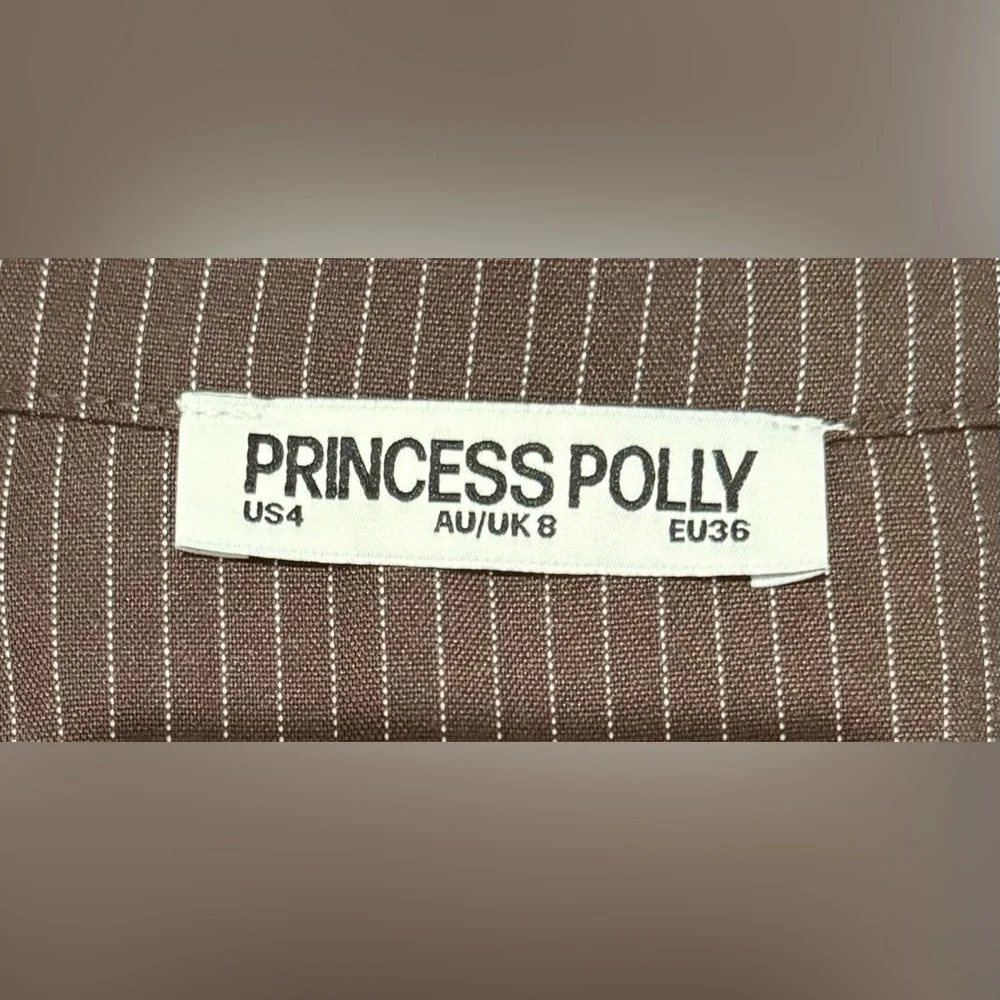 PRINCESS POLLY Anni Striped Button Down Shirt - Picture 5 of 5